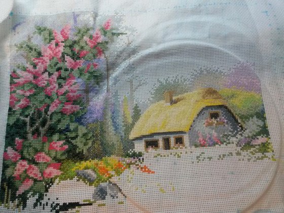 Этап процесса «Живописный уголок»