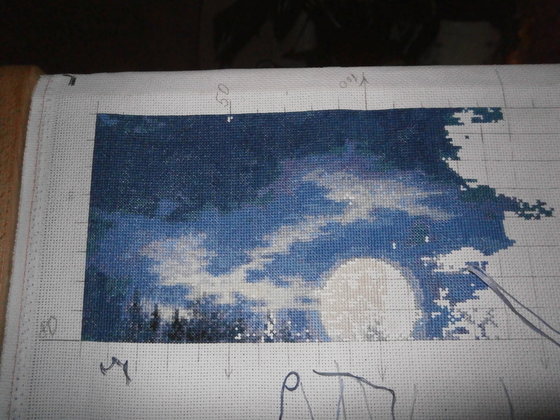 Этап процесса «Лунная ночь (совы)»