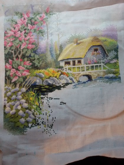 Этап процесса «Живописный уголок»