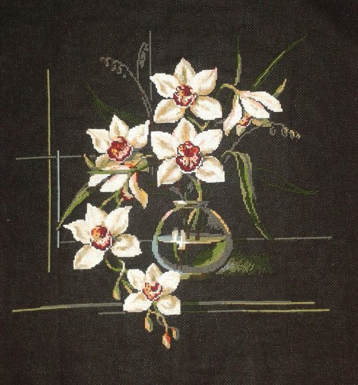 Этап процесса «Орхидеи от Риолис»