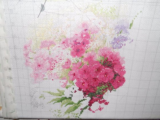 Этап процесса «работа над флоксами»