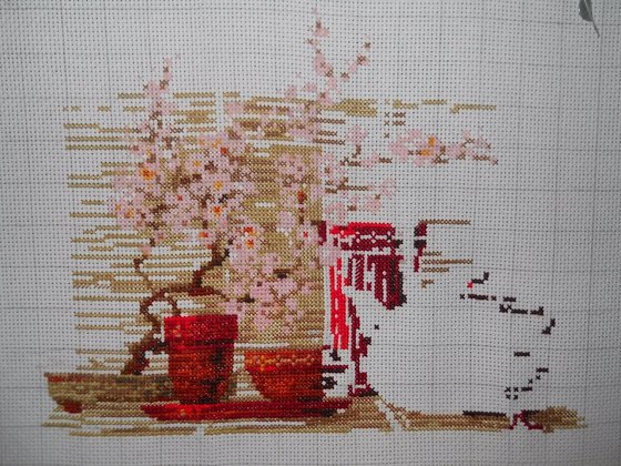 Этап процесса «натюрморт...»