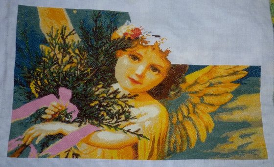 Этап процесса «Рождественский Ангел»