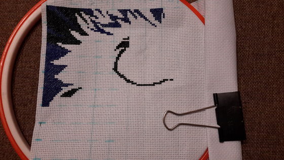 Этап процесса «Радужный кот;)»