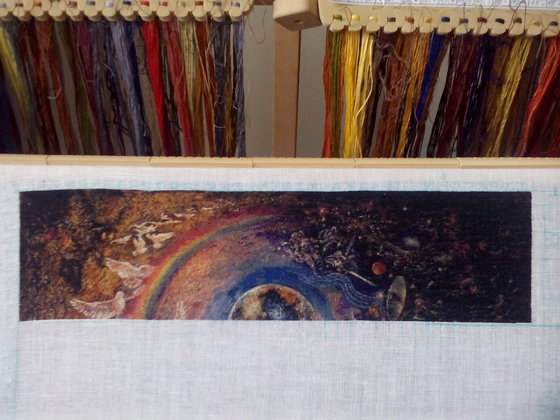 Этап процесса «Мой процесс Millennium Tree-Tree of Peace»