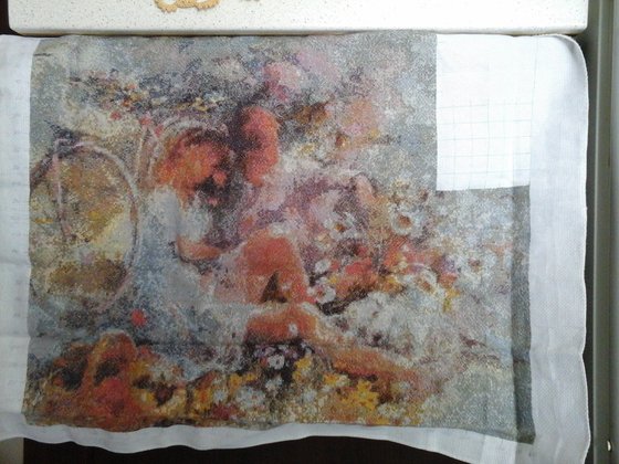 Этап процесса «акварель "двое" (не считая собаки)»