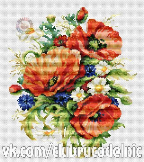 Этап процесса «Красные маки»