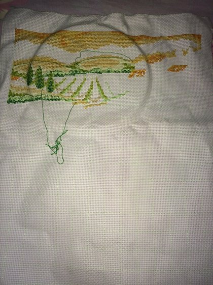 Этап процесса «Пейзаж»