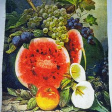 Процесс «Натюрморт с арбузом.»