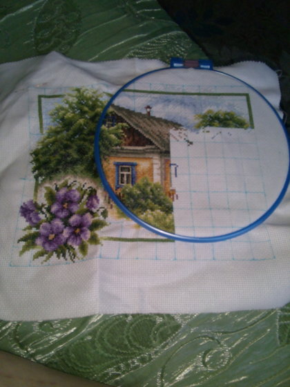 Этап процесса «Лето в деревне»