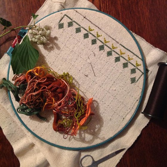 Этап процесса «Семплер "Осень"»