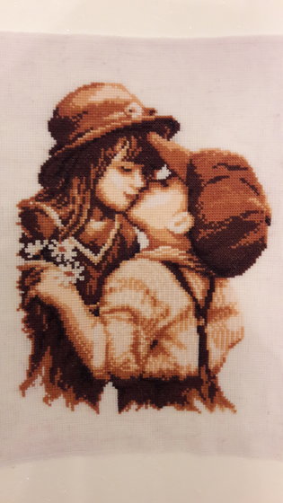 Этап процесса «Первый романтический поцелуй»