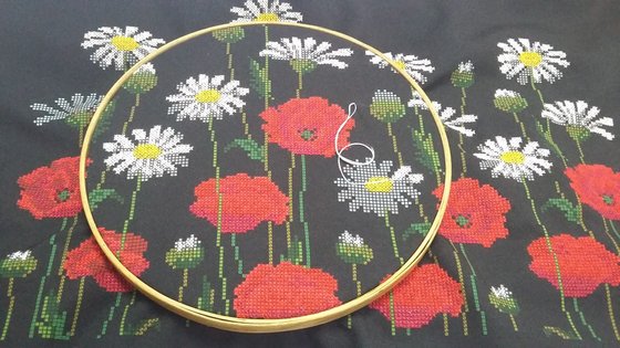 Этап процесса «Сукня для мами»