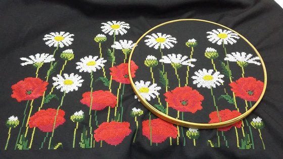 Этап процесса «Сукня для мами»