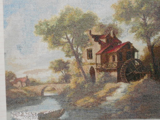 Этап процесса «голландский пейзаж»