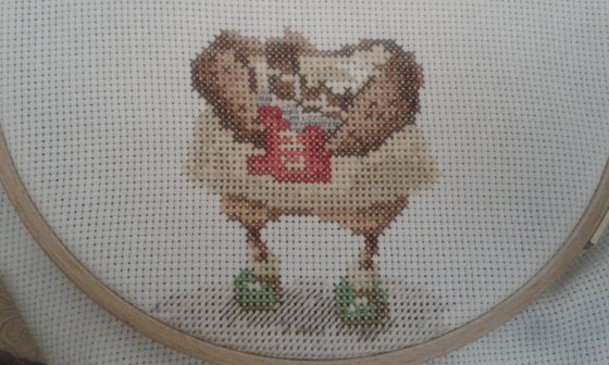 Этап процесса «Шоколадные дольки в серебряной фольге»