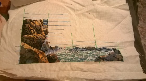 Этап процесса «Dimensions 03895 Скалистый берег (Rocky Point)»