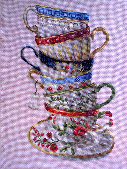 Этап процесса «Чайные чашки»