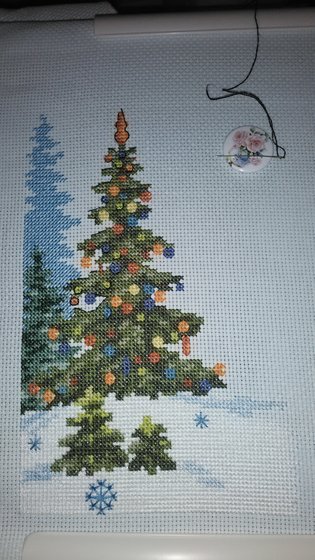 Этап процесса «Тащим мы снеговика»