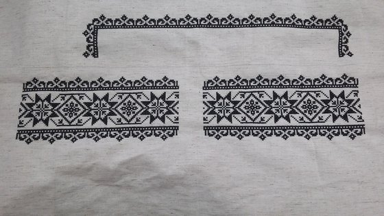 Этап процесса «Рубашка на пуговичках»