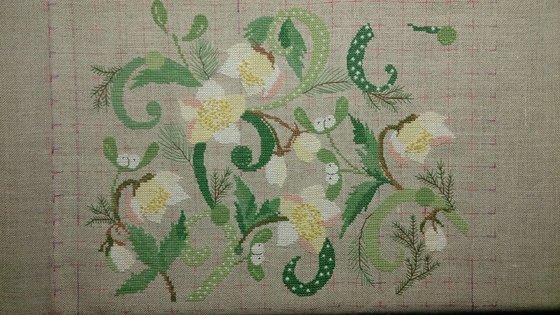 Этап процесса «Морозные узоры»