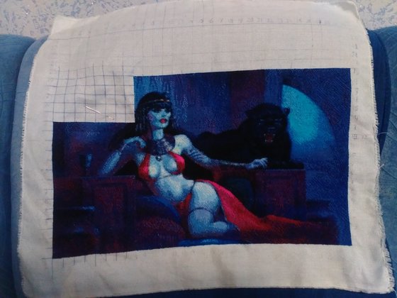 Этап процесса «клеопатра с пантерой»