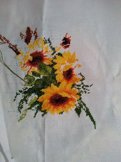 Этап процесса «Подсолнухи»