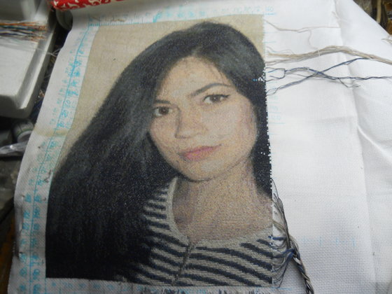 Этап процесса «Портрет дочери»