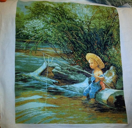 Этап процесса «Маленький рыбак»