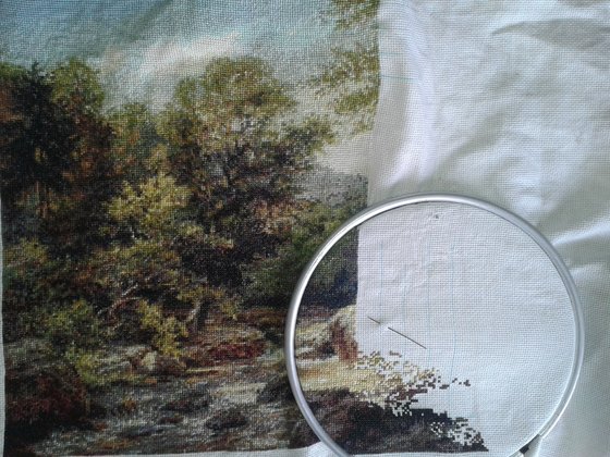 Этап процесса «Лесная речка»