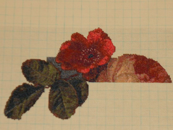 Этап процесса «Старинный голландский натюрморт»