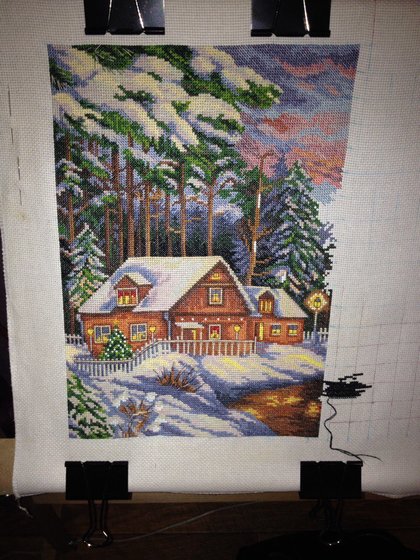 Этап процесса «PANNA Золотая серия "Тихий сочельник"»