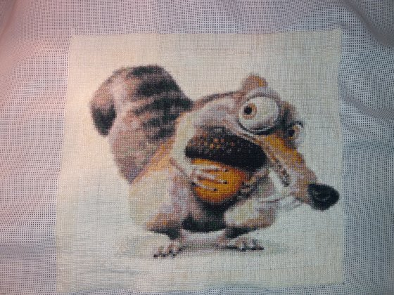 Этап процесса «Белочка. Ледникоый период»