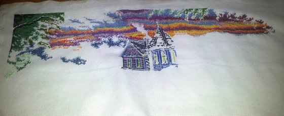 Этап процесса «Романтический дом.»