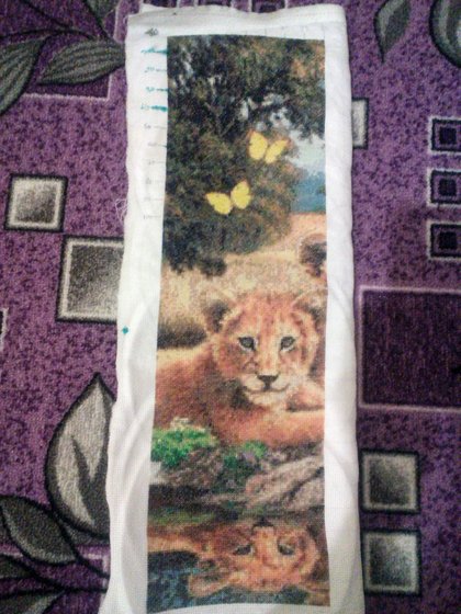 Этап процесса «Семья львов»