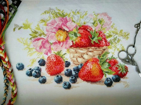 Этап процесса «Клубника "Алиса"»