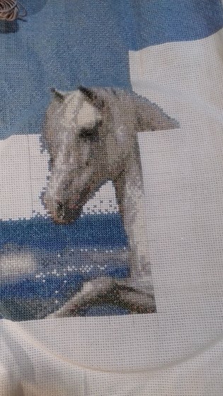 Этап процесса «Белая лошадь»