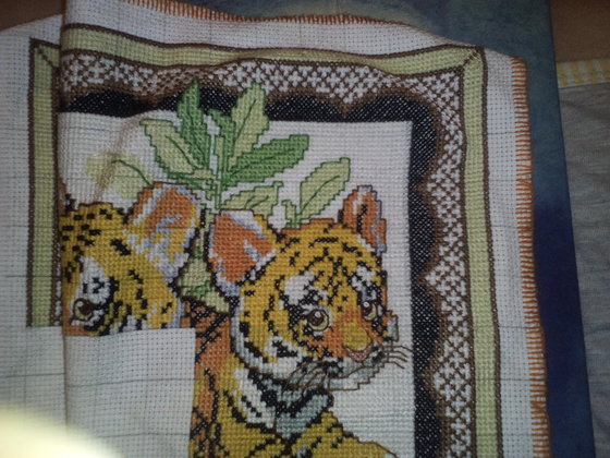 Этап процесса «тигрули на подушку»