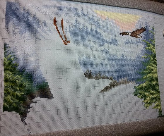 Этап процесса «Eagle's Majesty»