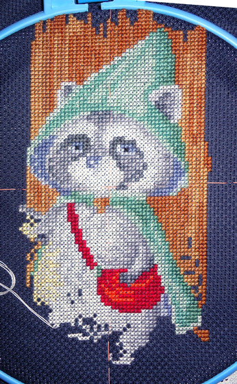 Этап процесса «Енотик по авторской схеме Алисы Окнеас.»