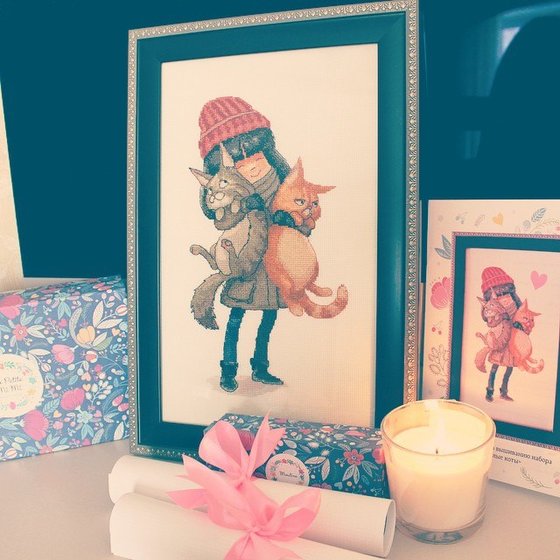 Этап процесса «"Милые коты"  La Petite Mi Mi»