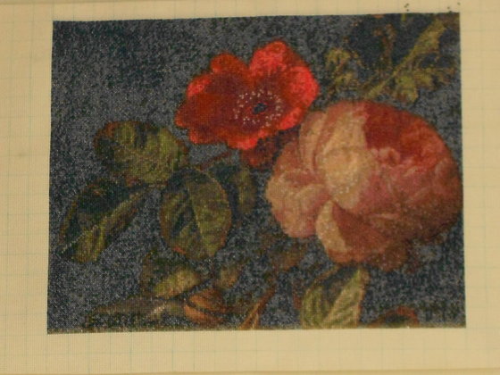 Этап процесса «Старинный голландский натюрморт»