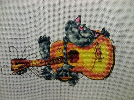 Этап процесса «Кошачий блюз»