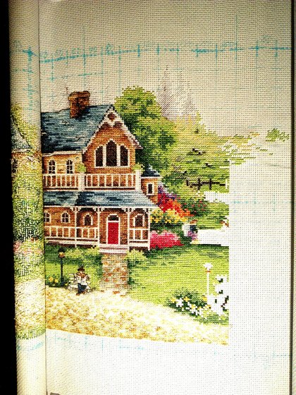 Этап процесса «Зеленая деревенька»