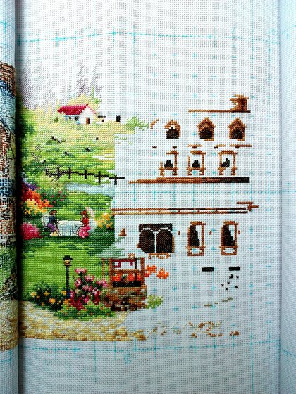 Этап процесса «Зеленая деревенька»