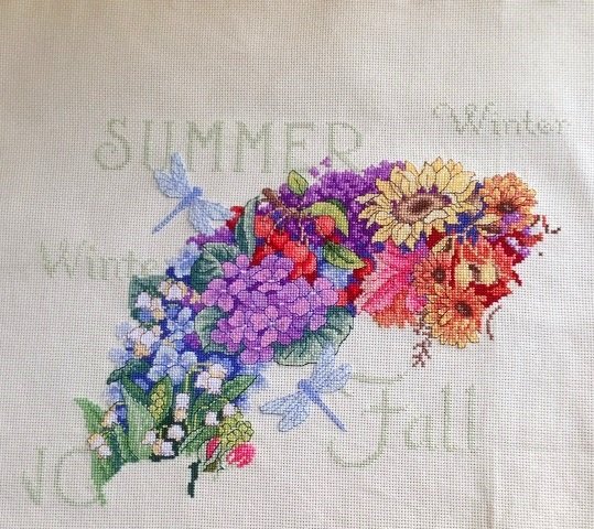 Этап процесса «Wreath of all Seasons»