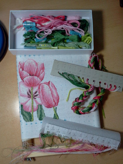 Этап процесса «Тюльпаны»