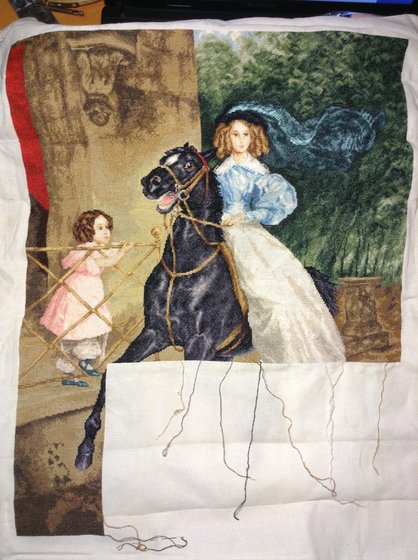 Этап процесса «всадница»