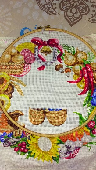 Этап процесса «оберег изобилие в дом»