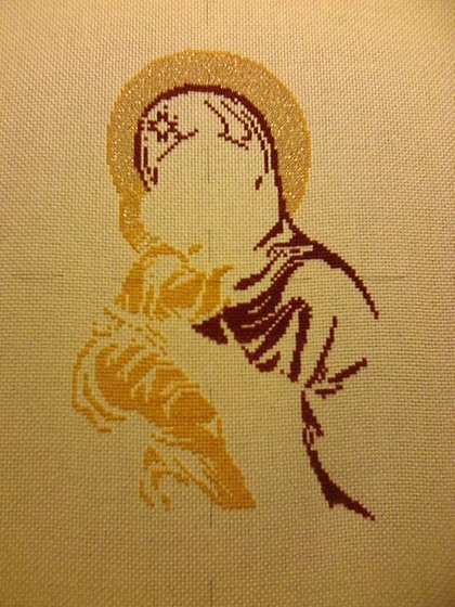 Этап процесса «Владимирская Богоматерь»